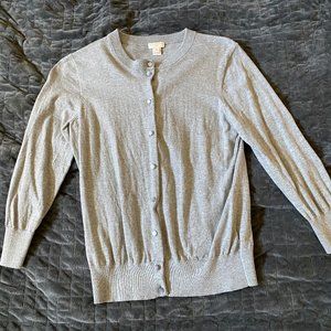 Gray Button Up Cardigan